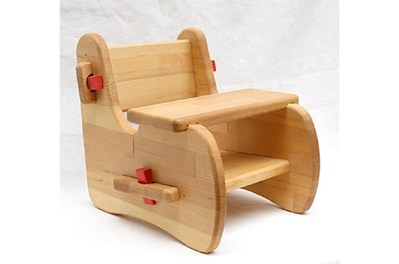 木製おままごと用子供椅子