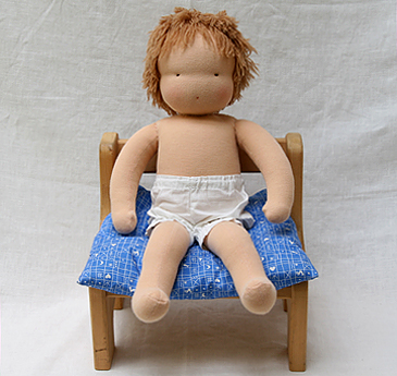 ウォルドルフ人形キット006：赤ちゃんピア(40cm)
