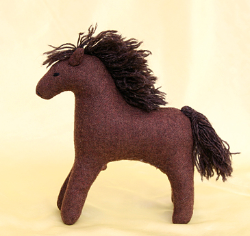 ウォルドルフの動物（材料キット）066：馬のサーガ