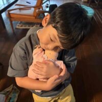 子どもへ手作り人形のプレゼント